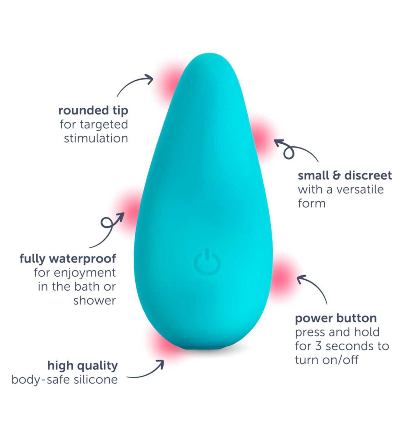 PlusOne mini massager vibrator - British product