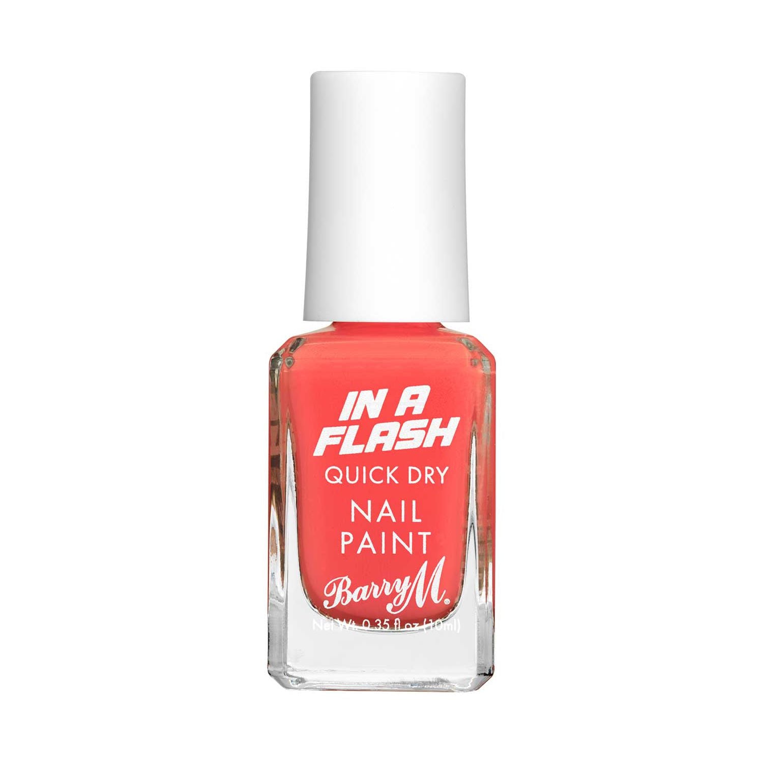Barry M in a Flash Quick Dry Nail Paint Rocket Red 10ml