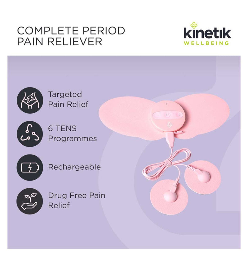 Kinetik Wellbeing TENS period pain reliever WW-300 (British brand)