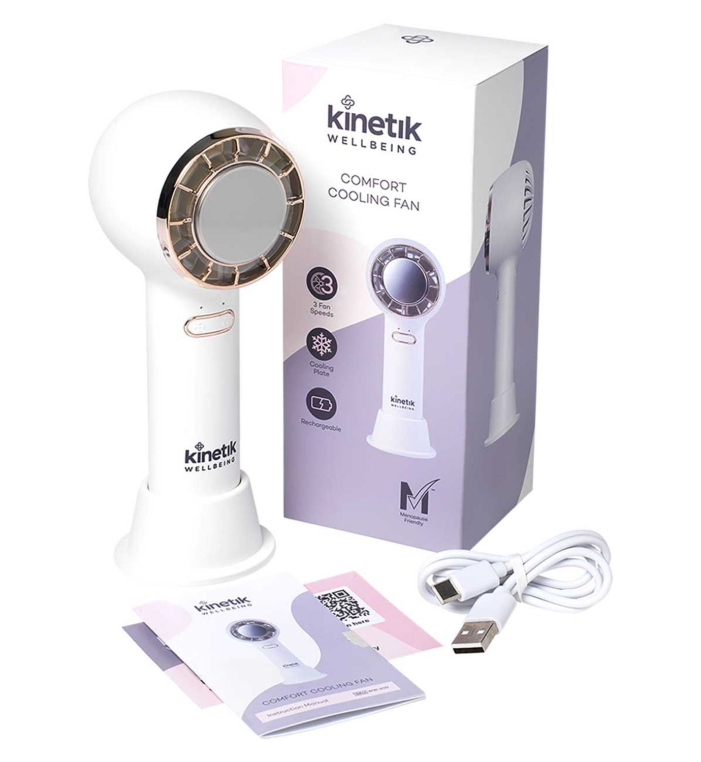 Kinetik Wellbeing Comfort Cooling Fan WW-600 - British product