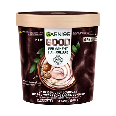 Boots Garnier GOOD Permanent Hair Dye 4.52 Cherry Cola Brown- Buy online at McGrocer