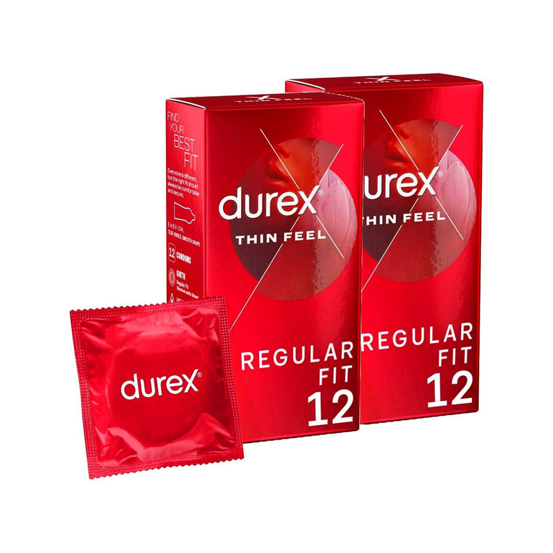 Durex Thin Feel condoms bundle 24 count, UK version