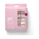 Boots false nails clear square 200 pack with glue (British brand)