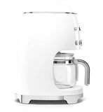 Smeg white coffee machine and milk frother set - British product