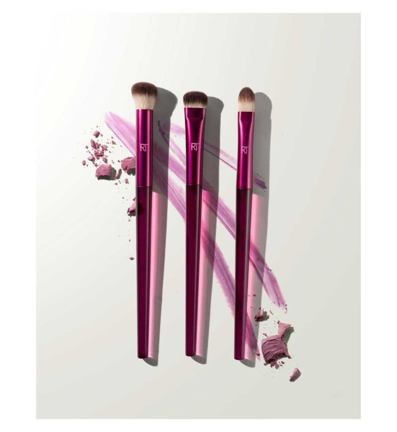 Real Techniques Berry Kiss eyeshadow brush set 3 pieces, imported from the UK
