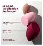 Real Techniques Berry Kiss limited edition makeup sponge trio, UK version