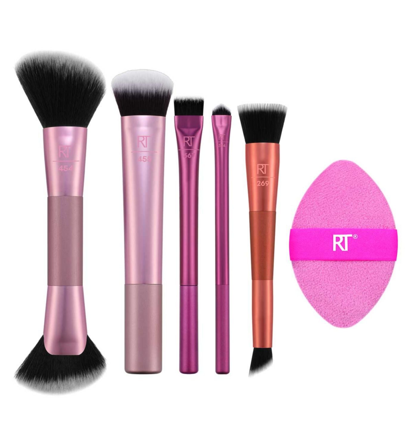 Real Techniques Shapeshifter Face Set makeup brushes, imported from the UK