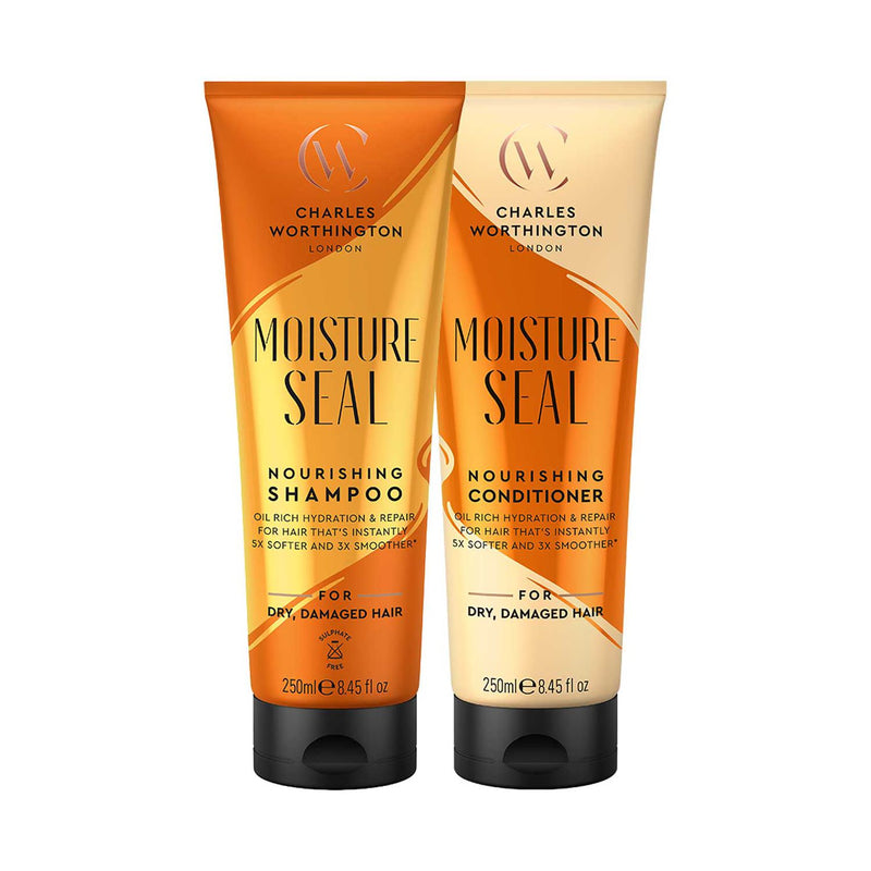 Charles Worthington hair care bundle Moisture Seal Duo, UK version