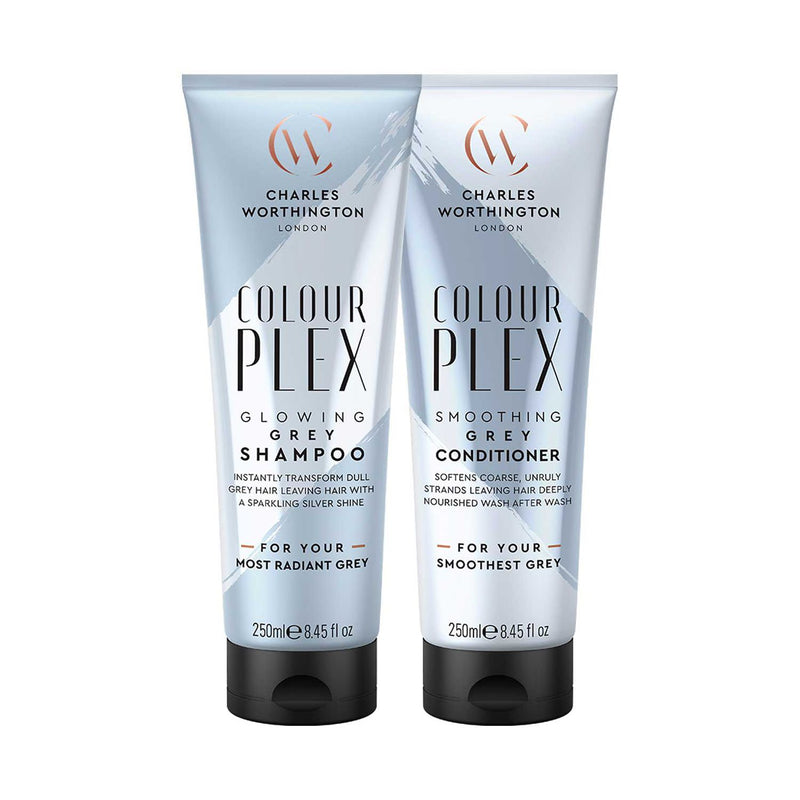 Charles Worthington ColourPlex Grey haircare bundle - British product