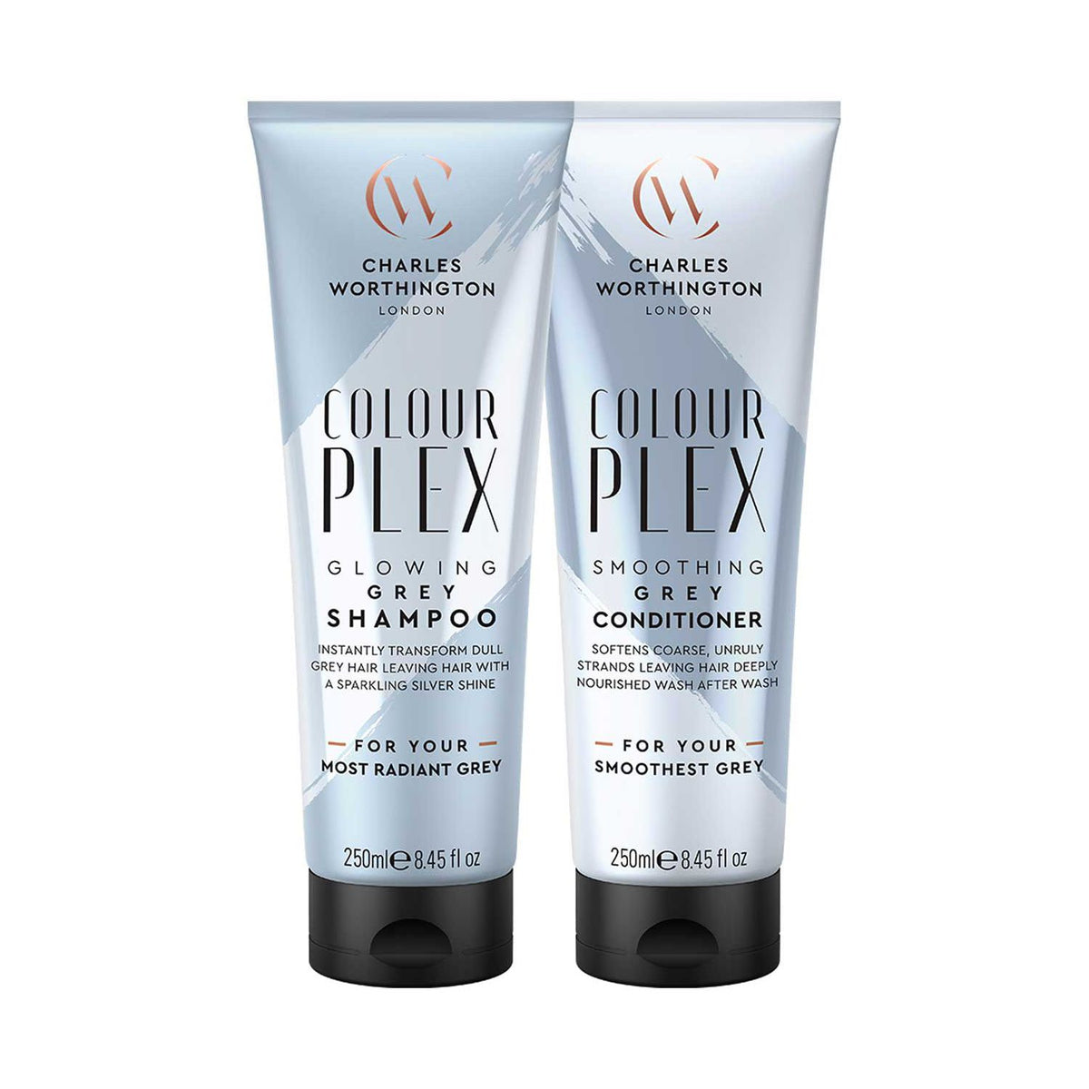 Charles Worthington ColourPlex Grey haircare bundle - British product