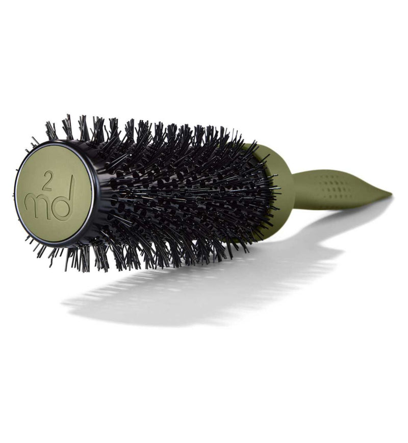 mdlondon Radial 2 hairbrush olive green 43mm ceramic radial brush, imported from the UK