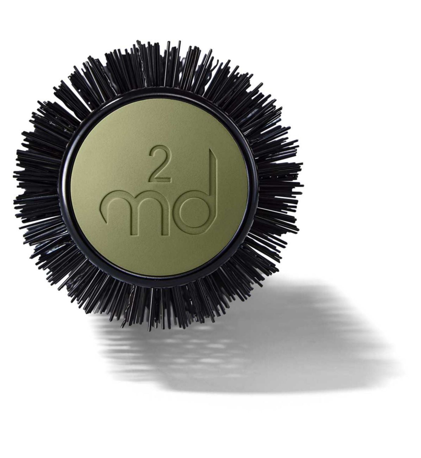 mdlondon Radial 2 hairbrush olive green 43mm ceramic radial brush, imported from the UK