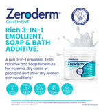 Zeroderm 3-in-1 emollient ointment 500g (British brand)