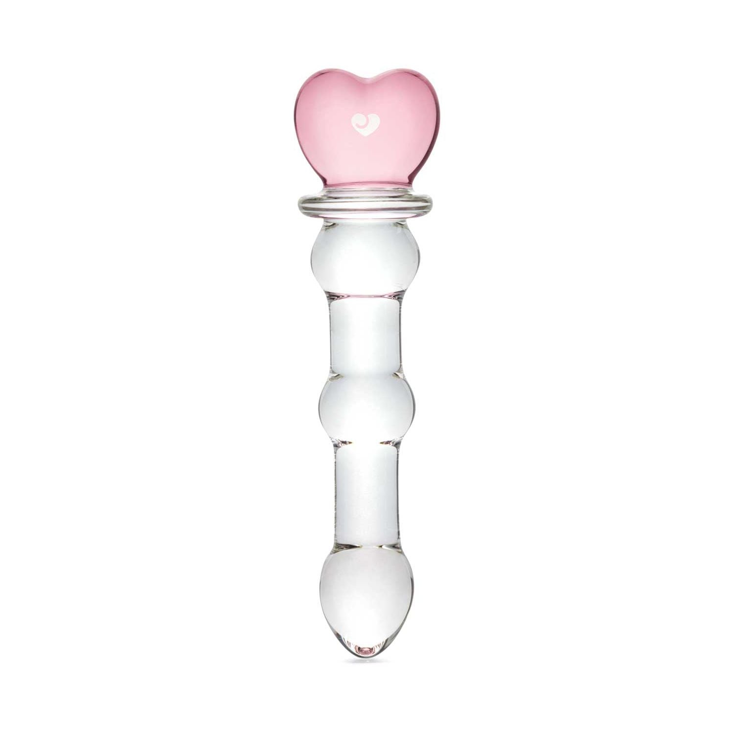 Lovehoney glass dildo beaded heart 6 inch (British brand)