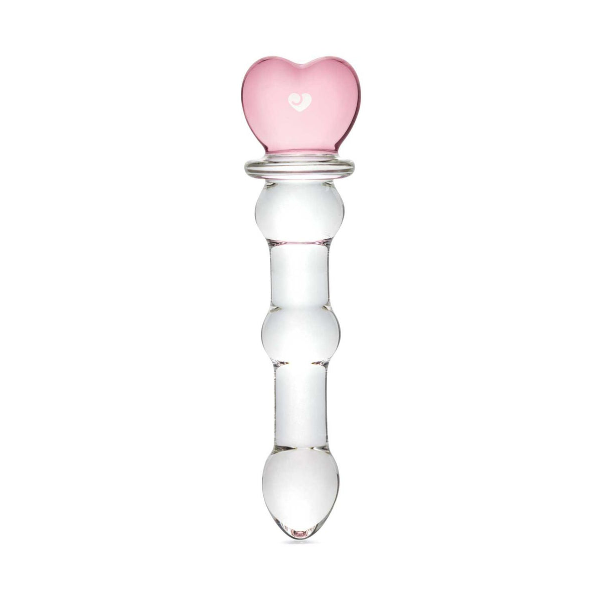 Lovehoney glass dildo beaded heart 6 inch (British brand)