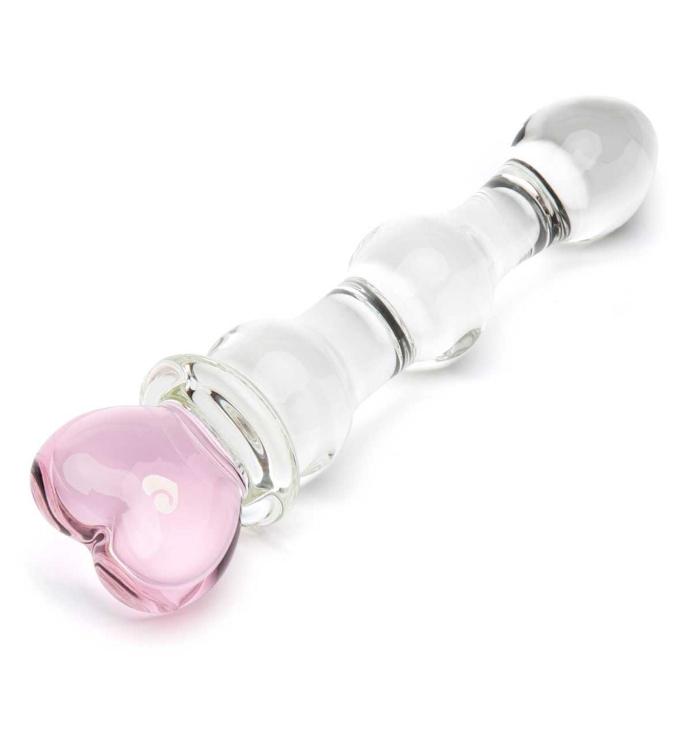 Lovehoney glass dildo beaded heart 6 inch (British brand)