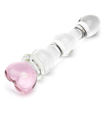 Lovehoney glass dildo beaded heart 6 inch (British brand)