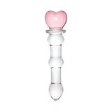 Lovehoney glass dildo beaded heart 6 inch (British brand)