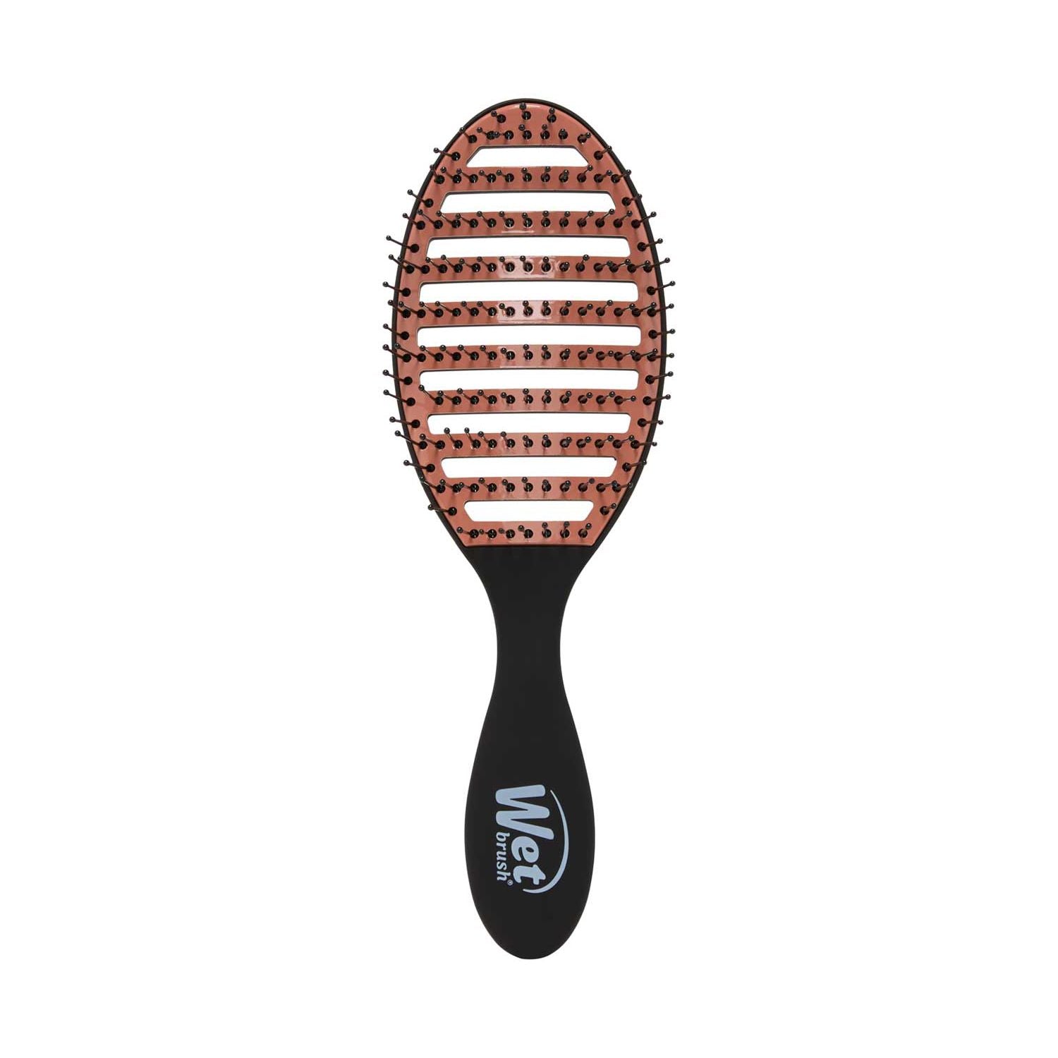 Wet Brush Ceramic Speed Dry black hairbrush, imported from the UK