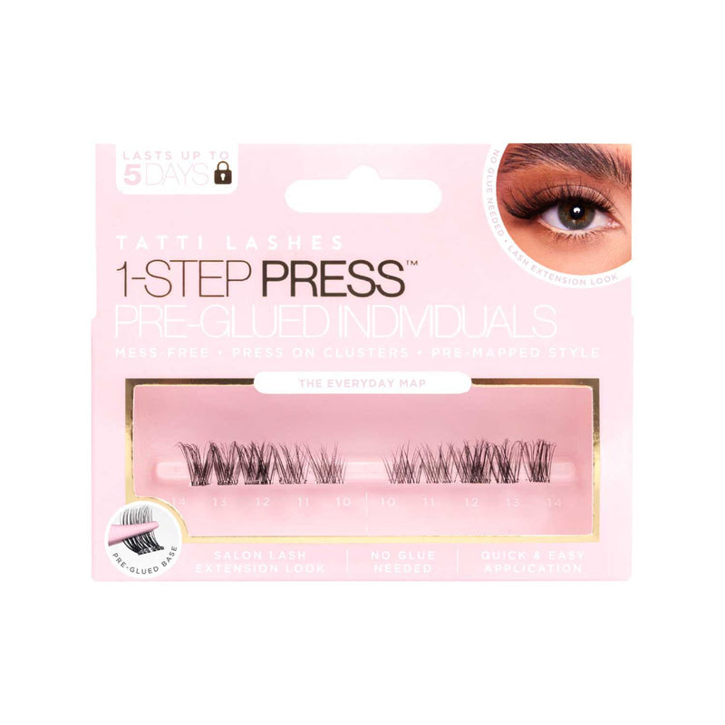 Tatti Lashes Pre-Glued Everyday Mapped Individual Clusters 10s, UK version