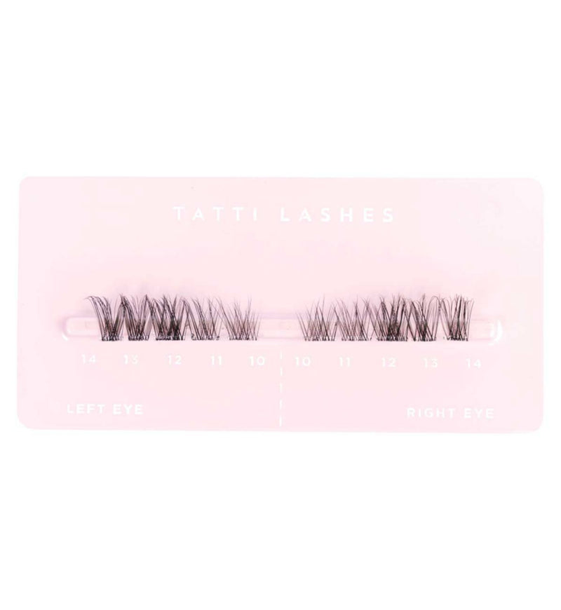 Tatti Lashes Pre-Glued Everyday Mapped Individual Clusters 10s, UK version