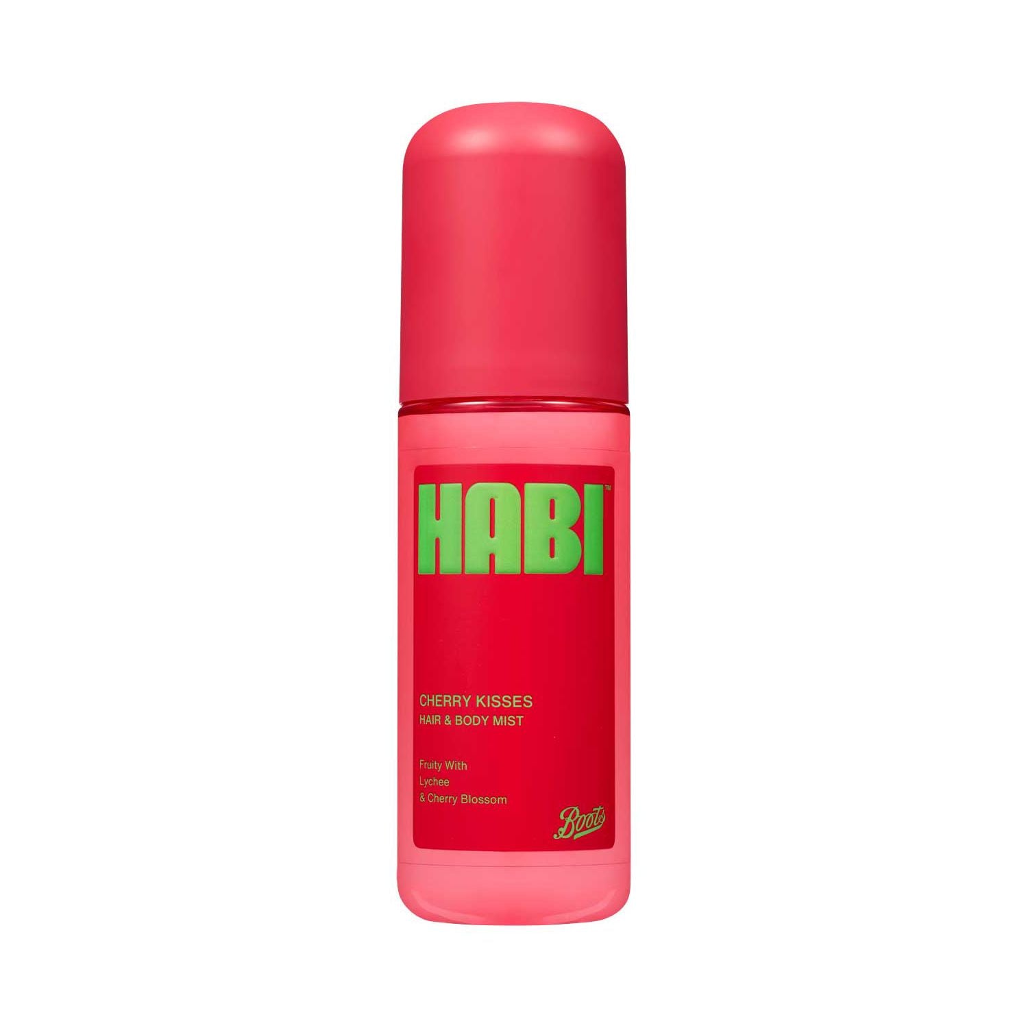 Boots Habi Cherry Kisses hair and body mist 150ml, UK version