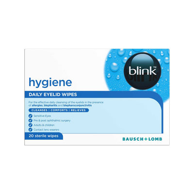 Boots Blink Hygiene Daily Eyelid Sterile Wipes, 20 Count- Buy online at McGrocer