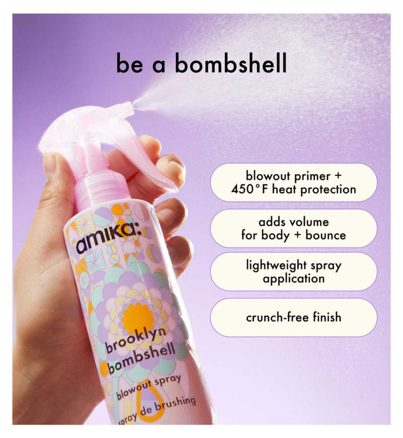 Amika Brooklyn Bombshell Blowout Spray 60ml (British brand)