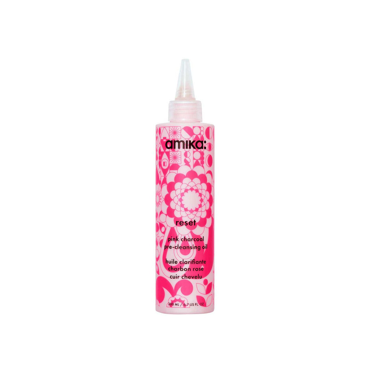 Amika pink charcoal scalp cleansing oil 200ml (British brand)