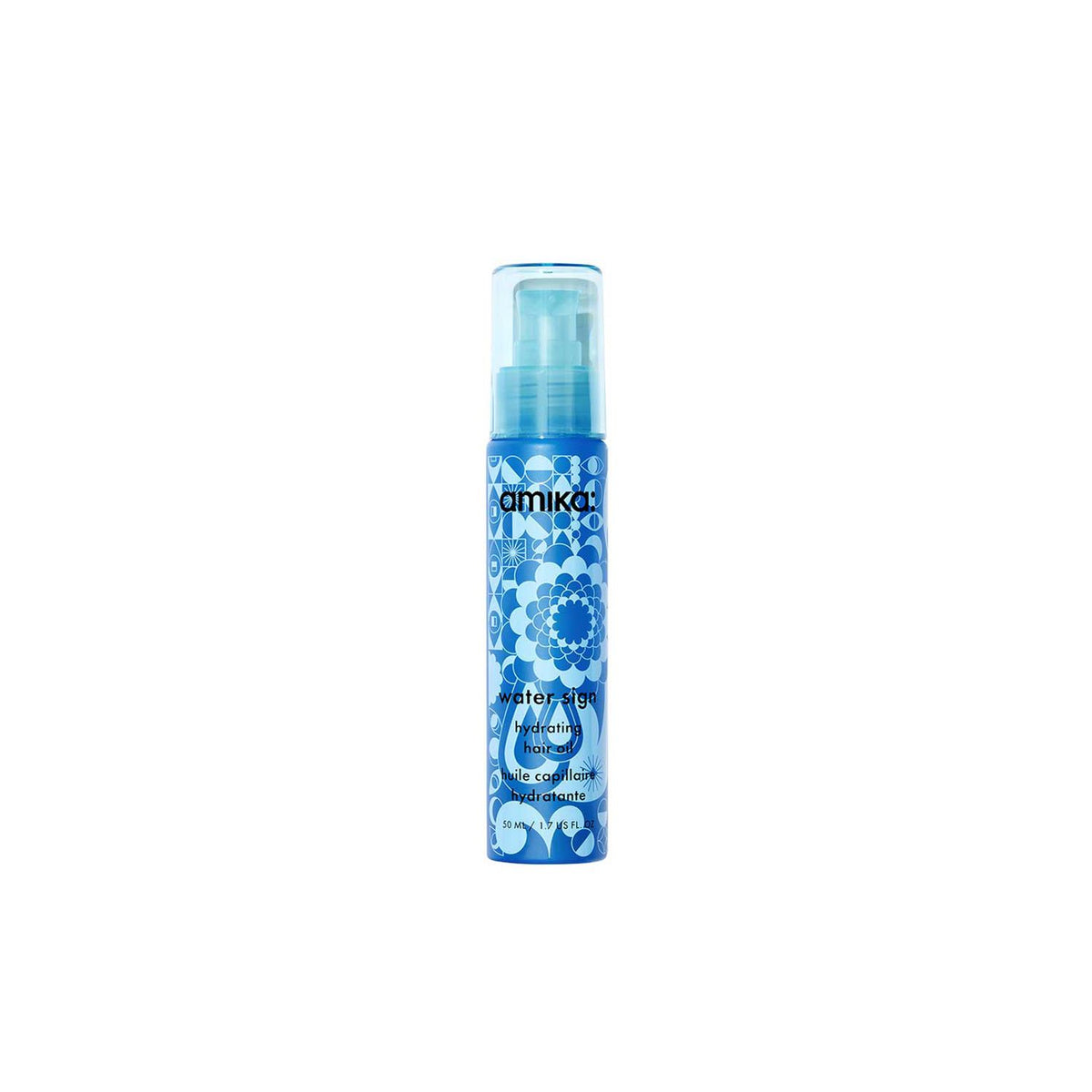 Amika Water Sign Hydrating Hair Oil 50ml, imported from the UK