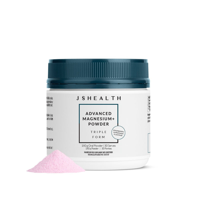 JSHealth Advanced Magnesium+ powder triple form 180g - British product