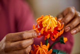 LEGO Chrysanthemum flower model building kit - British product