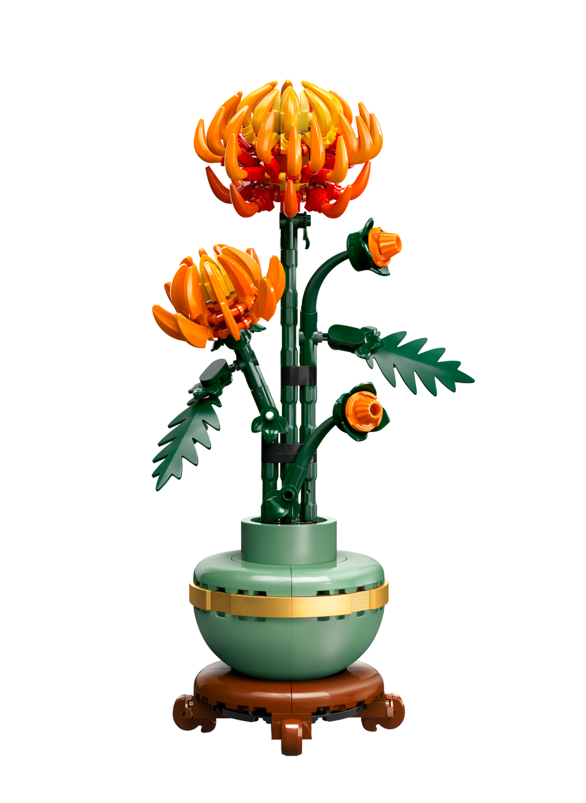 LEGO Chrysanthemum flower model building kit - British product
