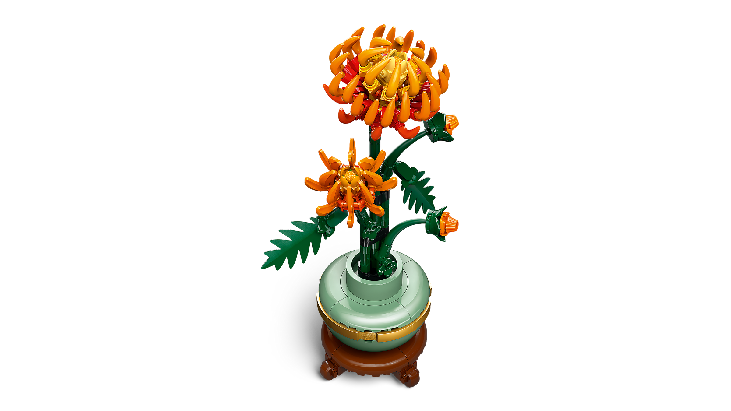 LEGO Chrysanthemum flower model building kit - British product