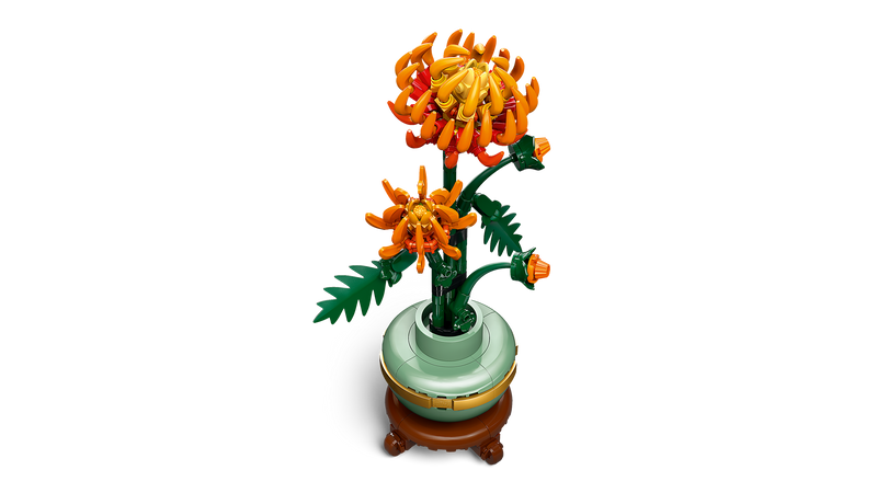 LEGO Chrysanthemum flower model building kit - British product