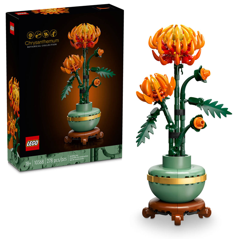 LEGO Chrysanthemum flower model building kit - British product