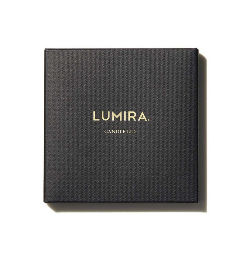 Lumira candle lid metal accessory for preserving candle fragrance, UK version