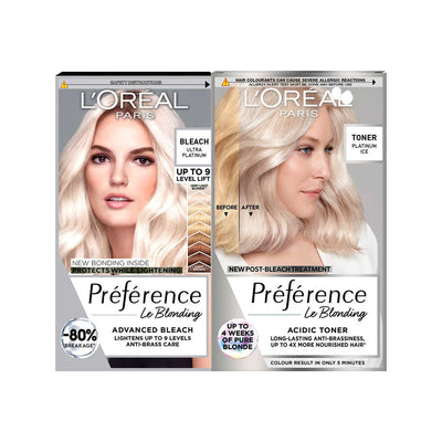 Boots L'Oreal Preference Bleach and Toner Bundle- Buy online at McGrocer