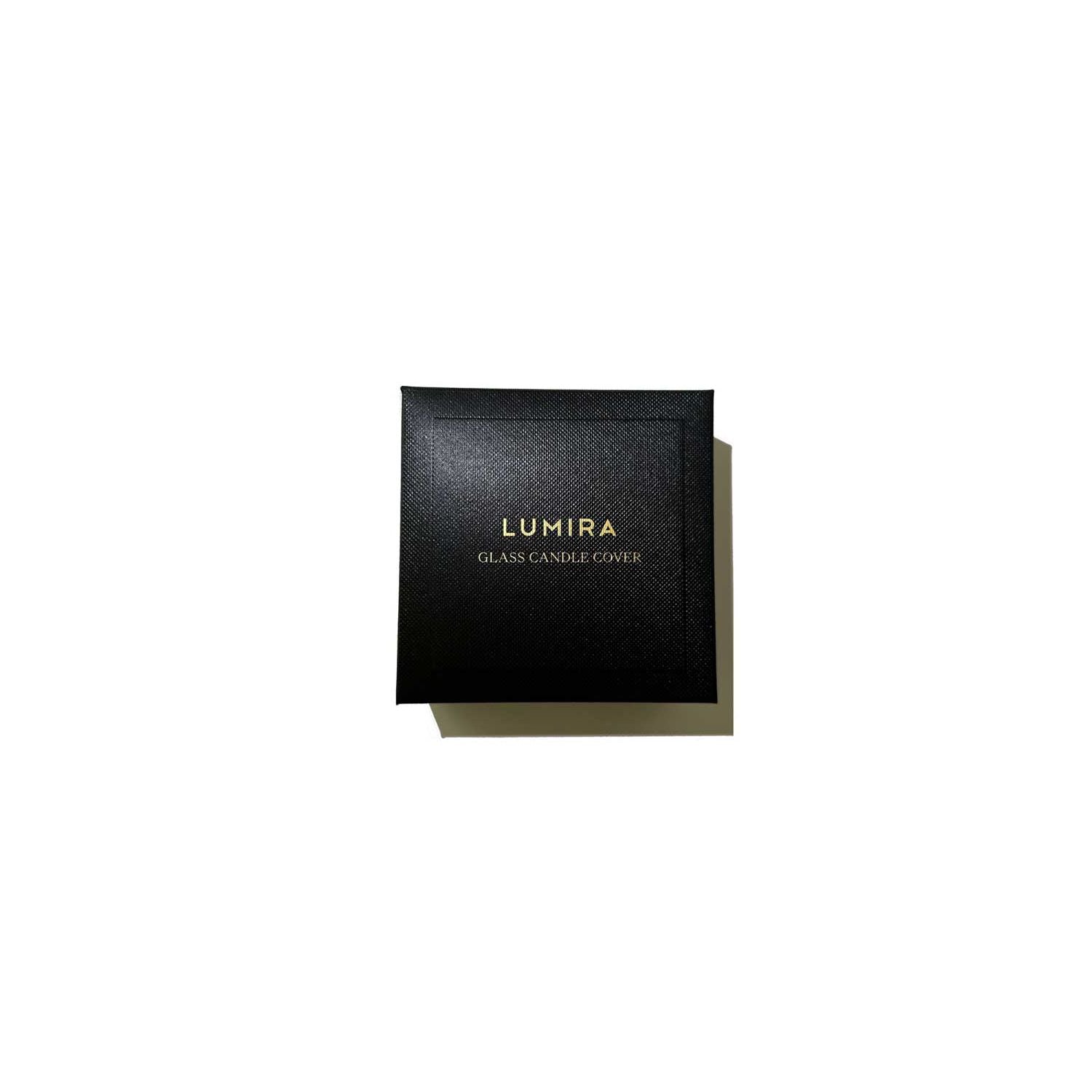 Lumira glass candle cover decorative accessory - British product