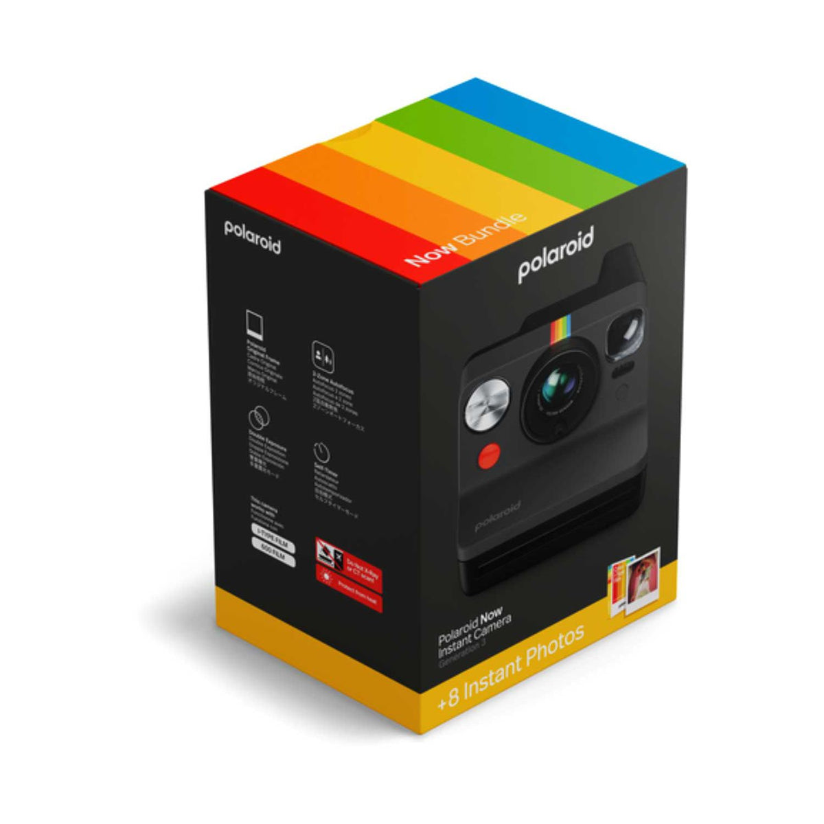 Polaroid Now Gen 3 instant camera black (British brand)