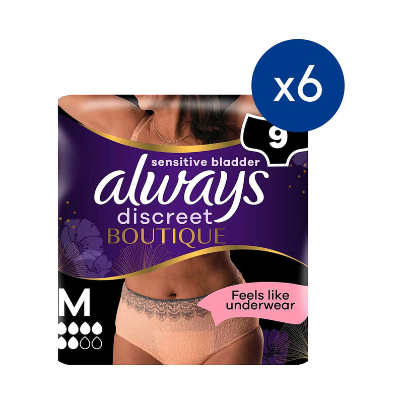 Always Discreet Boutique Rosie medium pads (British brand)