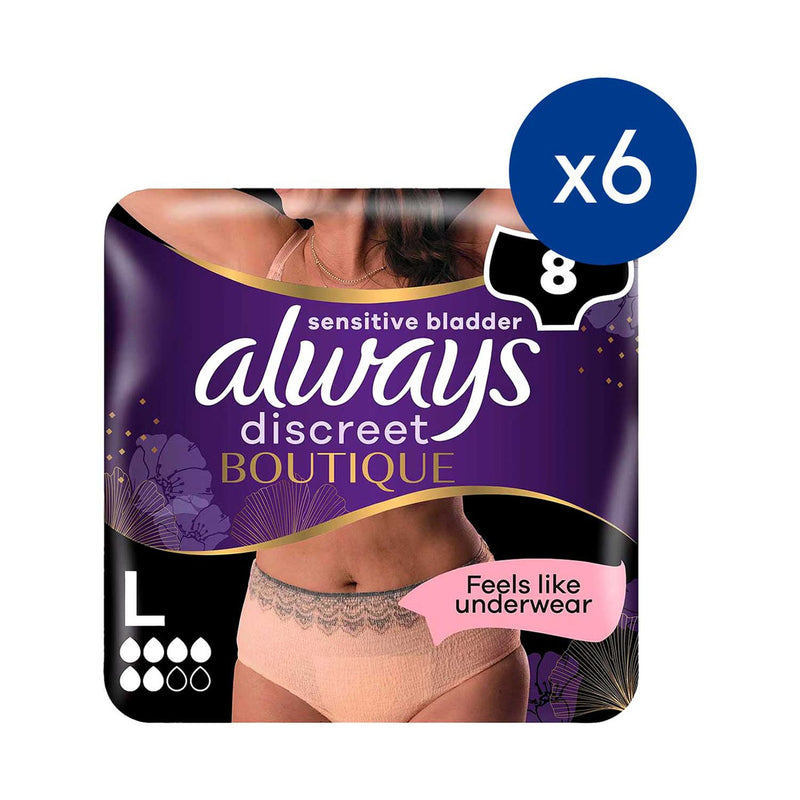 Always Discreet Boutique Rosie large incontinence pads bundle - British product
