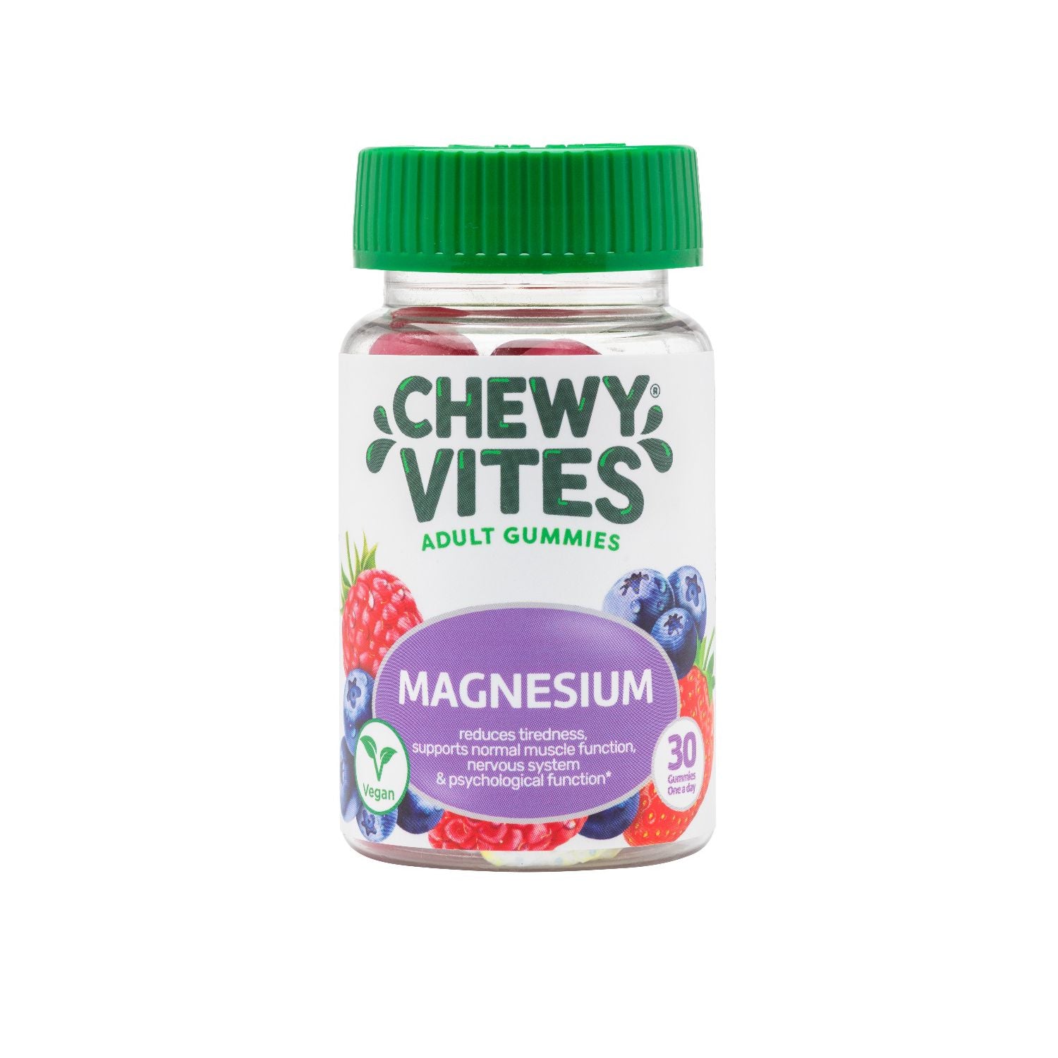 Chewy Vites Adults Magnesium Gummies 30s (British brand)