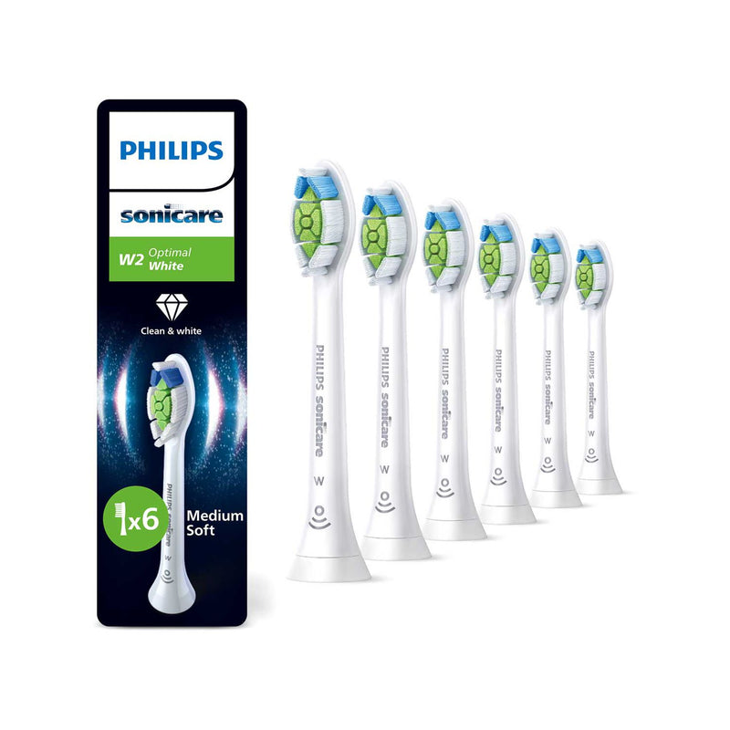 Philips Sonicare W2 Optimal White brush heads 6 pack (British brand)