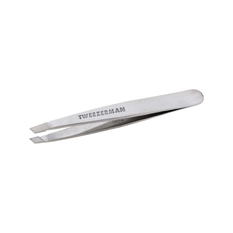 Tweezerman mini slant tweezer, stainless steel, (British brand)