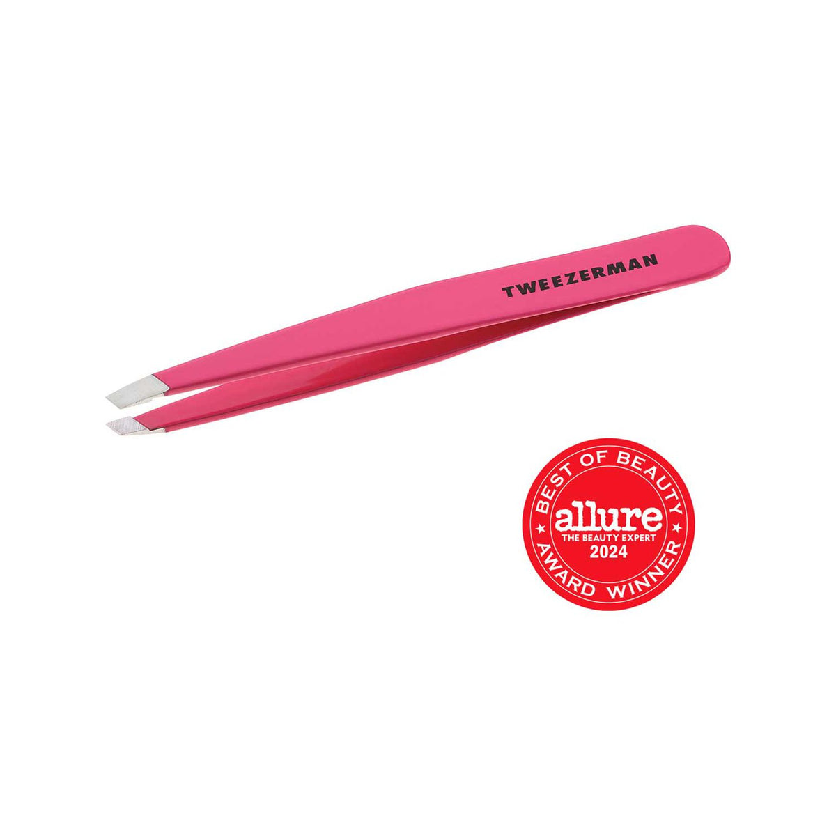 Tweezerman slant tweezers Pretty In Pink (British brand)