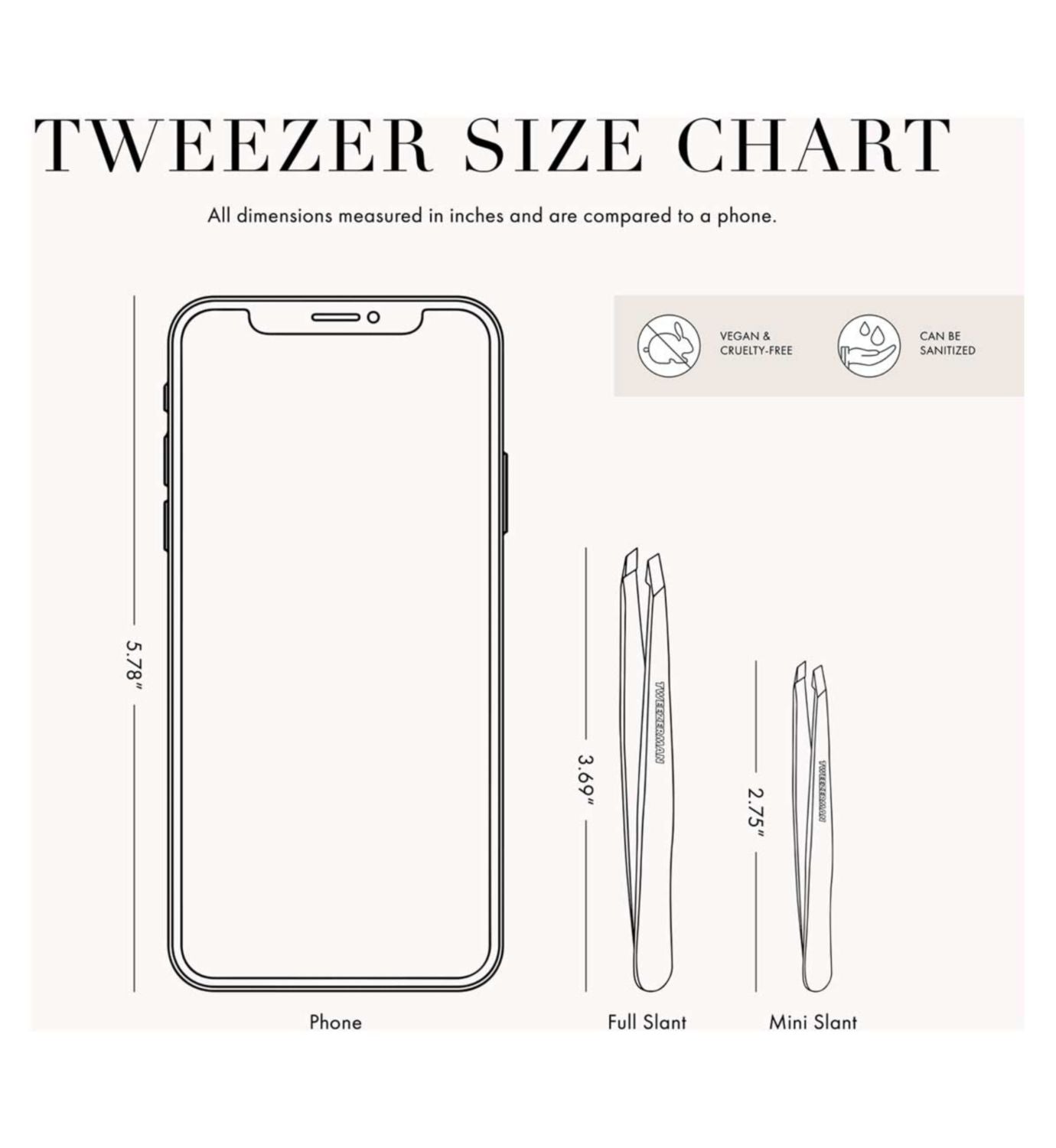 Tweezerman slant tweezers Pretty In Pink (British brand)