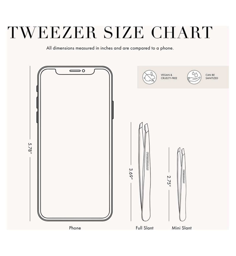 Tweezerman slant tweezers Pretty In Pink (British brand)