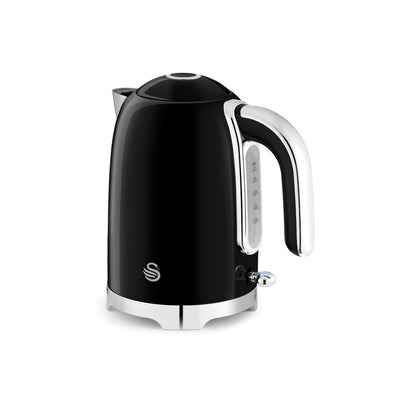 Boots Swan Solace 1.7L Stainless Steel Electric Jug Kettle Black- Buy online at McGrocer