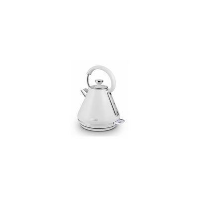 Boots Tower Mirage 1.7L Variable Temperature Electric Kettle White with Chrome Trim- Buy online at McGrocer